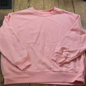 American Eagle Outfitters Pink Crewneck Sweatshirt